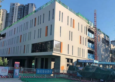 北京华润凤凰苑配套中学施工现场